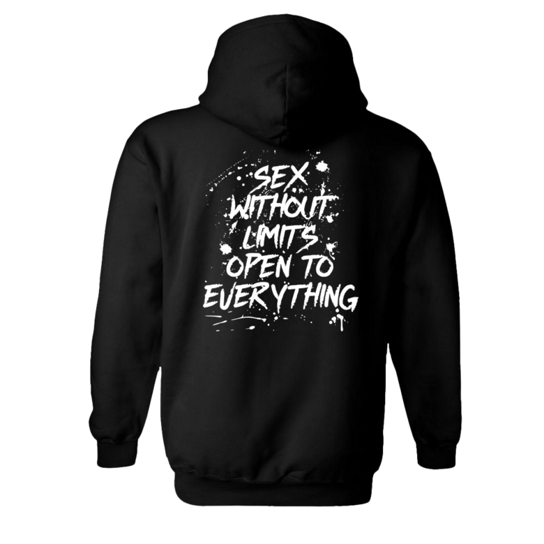 Sweat à capuche Sex Without Limits Open To Everything [DANIX CENSORED]